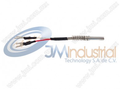 JMI 102 Termopar o Pt100 con cable de extensión y resorte